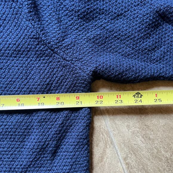 Vtg Y2K Gap Mens Sweater L Navy Blue Crewneck Classic Minimalist Preppy Basic - Picture 6 of 7